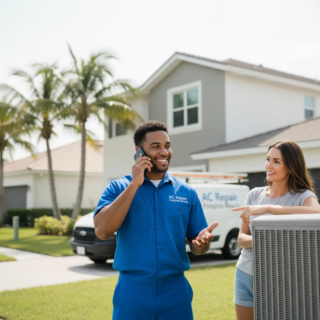 AC Repair Pompano Beach customer support in Suffolk